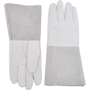 ถุงมือเชื่อม TIG แบบขายส่ง แขนยาวและข้อมือปรับได้ ปลอดภัยและทนทาน ถุงมือเชื่อม TIG คุณภาพพรีเมียม หนังแพะและหนังวัว - Product Image 2