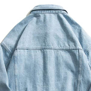 Veste en jean 100 % coton respirante pour homme, style urbain, collection printemps, personnalisable avec logo, vente en gros – Offre spéciale - Product Image 6