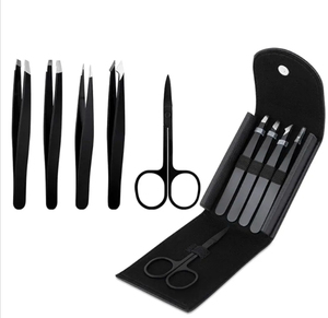 Pinzas de Cejas de Acero Inoxidable de Alta Calidad y Precisión, Reutilizables y Ecológicas para Salón de Belleza, Precio al por Mayor - Product Image 5