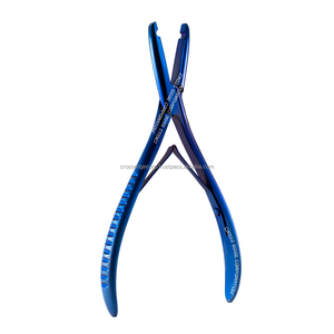 High Quality Micro <b>Beads</b> 1 Hole Hair Micro <b>Beads</b> Crimping Plier <b>Extension</b> Tool Stainless Steel Blue Color Easy to Use Plier - Product Image 1