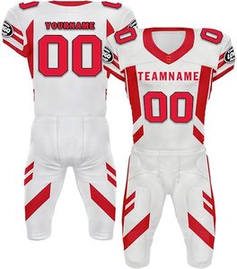 Uniformes de Rugby Americano Personalizados por Sublimación de Alta Calidad, Kits OEM para Hombre, Camisetas de Fútbol Americano en Venta - Product Image 1
