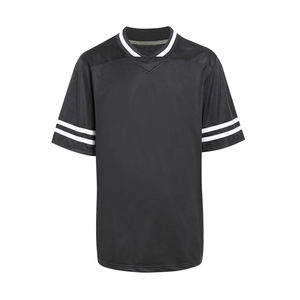 เสื้อฟุตบอลใส่ได้ทั้งชายและหญิงยอดนิยม2025เสื้อออกกำลังกายฟุตบอลคอวีคุณภาพสูงสีพื้นสำหรับผู้ชายและผู้ใหญ่ปรับแต่งได้ - Product Image 1