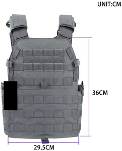 Gilet Tattico di Sicurezza Nero SturdyArmor Multifunzionale in Oxford Attrezzatura Tattica Chaleco in Offerta - Product Image 3