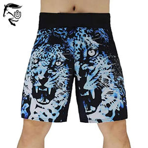 Pantalones Cortos de Entrenamiento MMA Ligeros Unisex, Material de Poliéster Transpirable, Logotipo Personalizado Impreso, Ropa de Primera Calidad para Adultos - Product Image 1