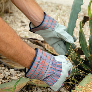 Guantes de trabajo de cuero XL con forro de algodón Cómodo protección antiimpacto Ignífugo para trabajos de uso general y soldadura - Product Image 6