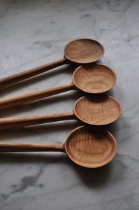 ชุดเครื่องครัวไม้สักหรืออะคาเซียจากธรรมชาติอ่อนโยนพร้อมช้อนที่วางช้อนและที่วางช้อน - Product Image 6