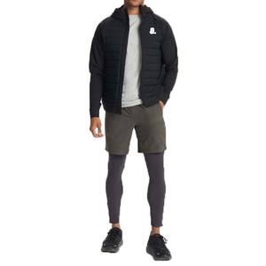 Chaqueta Híbrida de Invierno para Hombre, Estilo Urbano, con Cierre, Ajustada, Ligera, Acolchada, con Cuello Alto y Resistente al Viento - Product Image 4