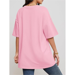 T-shirts décontractés à la mode, t-shirts en coton, imprimés oversize pour femmes - Product Image 6