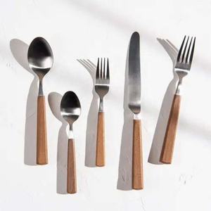 Cubiertos gruesos para restaurante de alta calidad, venta al por mayor, cocina, boda, lujo, Metal, acero inoxidable, cuchillo, tenedor, cubiertos - Product Image 3