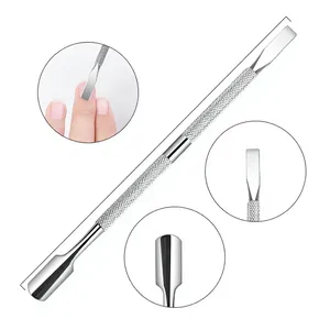 Dual-End Stainless Steel <b>Nail</b> Pusher <b>Tool</b> for Manicure and Pedicure Durable Reusable Cuticle Care - Product Image 3