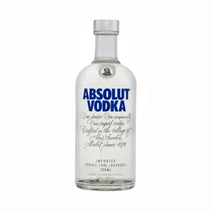 Custom Design Frosted Absolute Wodka Glazen Flessen Beste Prijs Met Kurk
