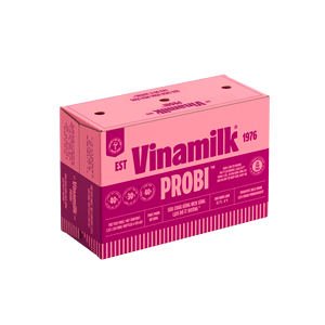 Vinamilk 2024 Bebida probiótica Sabor a Granada 130Ml Líquido por botella 24 botellas por caja para bebés - Product Image 2