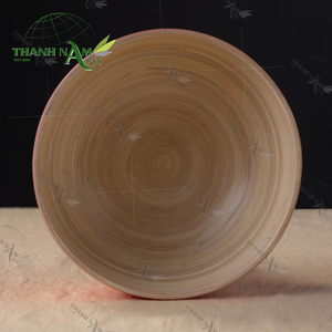 ชามไม้ไผ่ธรรมชาติเป็นมิตรกับสิ่งแวดล้อมชุดชามเสิร์ฟสลัดผลไม้ของขวัญที่สมบูรณ์แบบจากเวียดนามออกใหม่ - Product Image 4