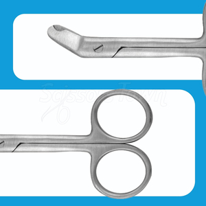 Ciseaux chirurgicaux réutilisables avec poignée légère en acier inoxydable pour les soins médicaux et infirmiers professionnels - Product Image 3