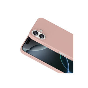 Coque en silicone liquide premium Zore Mara Series pour iPhone 17 et iPhone 14 Plus A50 - Housse de protection arrière en violet foncé - Product Image 4