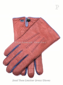 2025 Tendencia Invierno cuero guantes largos completos mujeres calidad Premium ecológico Vintage mantener caliente al aire libre guantes suaves para - Product Image 2