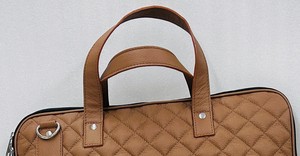 Portable Genuine Leather <b>Laptop</b> Messenger <b>Bag</b> <b>Ladies</b> Crossbody Adjustable Detachable Strap Lightweight Waterproof Unisex Office - Product Image 2