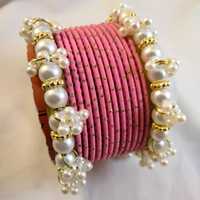 Ensembles de bracelets de mariage pour femmes à la mode, en alliage de cuivre, tailles et couleurs personnalisées, bijoux de mariée tendance, faits à la main, imitation perle