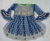 Desainer Busana Pakistan, Setelan Salwar Sutra Tiga Potong Tradisional untuk Wanita, Pakaian Pesta, Ukuran Sesuai Pesanan, Multi Warna, Dewasa