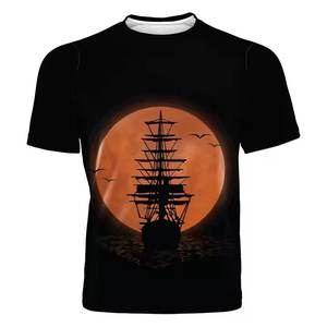 Nueva llegada 2025 verano desgaste bajo Moq alta calidad 100% algodón manga corta Camiseta diseño personalizado hombres ropa Casual O cuello camiseta - Product Image 1