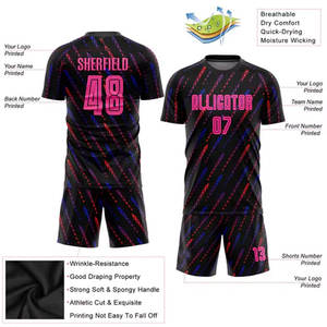 Uniforme de fútbol de equipo personalizado, ajuste profesional, material ligero y transpirable, ideal para torneos - Product Image 4