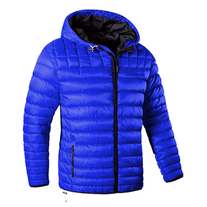 Men's Slim Non-Hooded Fleece <b>Jacket</b> Lightweight Windbreaker with Zip Closure Travel Wear Front Logo - Product Image 6
