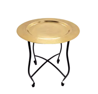 Table d'appoint moderne et élégante en métal Table basse avec finition haut de gamme très décorative Table d'angle avec design marocain pour salon