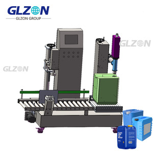 Machine de remplissage automatique de produits chimiques |   Adhésif en résine époxy, diluant, solvant, mastic |   Huile lubrifiante, eau de Javel en bidons de 5L, <span class=keywords><strong>20L</strong></span>, 25L - Product Image 4