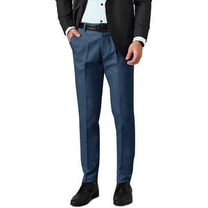 Pantalones de negocios formales ligeros superventas, Pantalones rectos de cintura media, traje de oficina para hombres, servicio OEM disponible, estaciones de otoño - Product Image 1