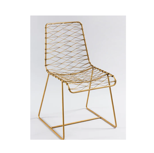 เก้าอี้รับประทานอาหารสไตล์อิตาลีทำจากทองเงินพร้อมเฟอร์นิเจอร์รับประทานอาหารกลางแจ้งบาร์ไนท์คลับของโรงแรม - Product Image 4