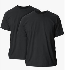 เสื้อยืดสำหรับผู้ชายเสื้อยืดสีพื้นแห้งเร็วเหมาะกับชายและหญิงเสื้อยืดสีสั่งทำทรงโอเวอร์ไซส์ - Product Image 1