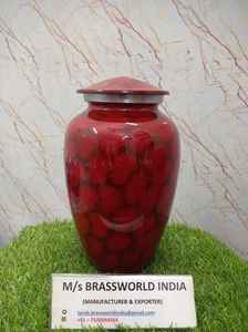 Suministros funerarios de cremación humana de calidad superior Urnas de cremación de aluminio para cenizas humanas de India Por Brassworld India - Product Image 3