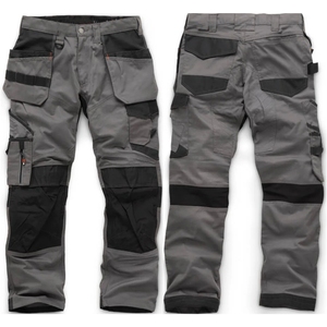 Pantalones Cargo Casuales para Hombre, Ligeros, Transpirables, de Pierna Ancha, Cintura Elástica, Multibolsillos, Lavados - Product Image 1