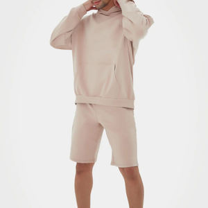 Sweats à capuche pour hommes en polyester/coton 500 g/m² Logo imprimé personnalisé Poche brodée Épaule tombante Conception de troupeau pour l'hiver - Product Image 5