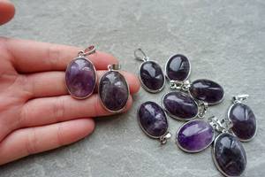 Mix Gemstones 925 Sterling Silver Handmade Designer Pendant Fine Jewelry Pendentifs & Charms For Women - Product Image 4