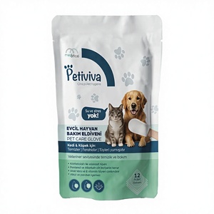 MED-COVER Gants de nettoyage jetables pour chiens et chats – Lavage à sec sans eau - Product Image 2