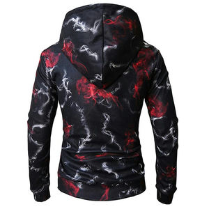 Sweat à capuche en molleton coupe-vent à capuche surdimensionné pour hommes 10oz 340 GSM pull sublimé sweats à capuche de poche hommes - Product Image 3