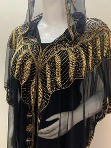 เสื้อฮู้ดใหม่ดูไบที่ทันสมัยหรูหราสง่างามทันสมัยหรูหราสง่างามทันสมัยผ้าคาฟตันปักด้วยมือประดับลูกปัด - Product Image 6