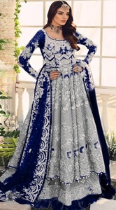 Ropa de fiesta Traje de traje de estilo Bollywood Mujeres indias pakistaníes Ropa DE BODA Sharara Gharara Traje de AA IMPEX - Product Image 3