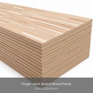 Acacia Wood Finger Jointed Board Panel 2240x1220x15mm Solid Hardwood for Furniture Cabinet <b>Table</b> Custom Size - Product Image 4