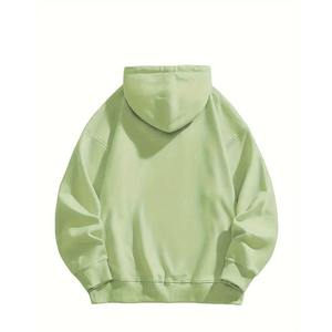 เสื้อผ้าฤดูหนาวสำหรับผู้ชายผ้าฟลีซพิมพ์ลายแบบมีซิปรูดเต็มความยาว500 GSM แนวสตรีทผ้าคอตตอน100% - Product Image 2