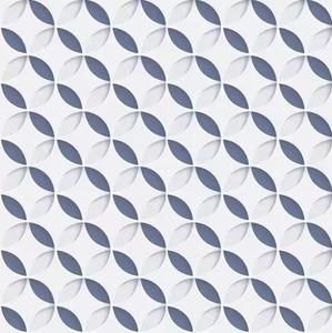 Modern Glazed 3D 400x400mm HighQuality Porcelain Floor Wall Tiles Glossy <b>Stone</b> Look for Interior Exterior Outdoor Use 16x16 Inch - Product Image 5