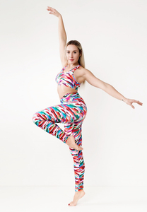 Servicio OEM Colorido Yoga Suit Set Mujeres Tie Dye Leggings deportivos sin costuras y conjunto de sujetador con alta calidad y el mejor diseño - Product Image 3