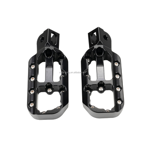 JFG RACING Repose-pieds renforcés noirs pour moto Razor MX650, pièces de rechange en aluminium CNC pour accessoires moto - Product Image 3