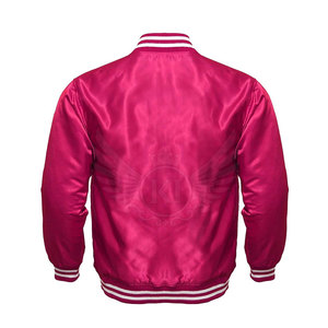 Chaqueta de satén Letterman de etiqueta privada Cantidad a granel Chaqueta hecha de algodón Chaqueta de satén Letterman más popular - Product Image 2