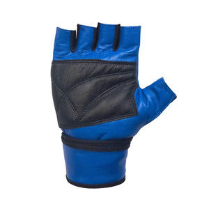 Gants d'entraînement en cuir de vachette de couleur blanche et noire personnalisés avec support de poignet pour l'haltérophilie et la gymnastique - Product Image 6