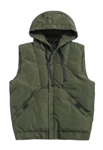 Haute qualité marque classique Couple hiver en plein air hommes réversible lavé Polyester rempli gilet corps plus chaud ras du cou bouffant - Product Image 6
