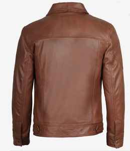 Conception et logo personnalisés, sweat à capuche en cuir véritable de qualité supérieure pour homme, veste à coupe moderne, uni, vintage, délavé, bomber, motard, course - Product Image 4