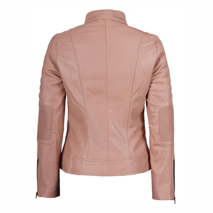 Colección de invierno Warm Up Pure Leather Staff Jacket Chaquetas de mujer de cuero genuino hechas a medida de moda - Product Image 6