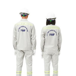 FMF VN Verified Manufacturer's Casual Workwear for Men Durable Factory Worker Uniform Mid Shirt Pants Trousers ODM OEM Options - Product Image 2